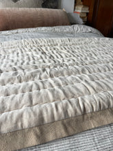 Maitri: Stonewashed Velvet quilt - OLD PINK