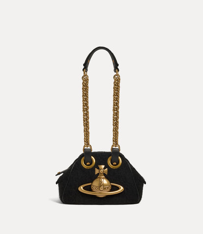Vivienne Westwood mohair effect archive chain handbag