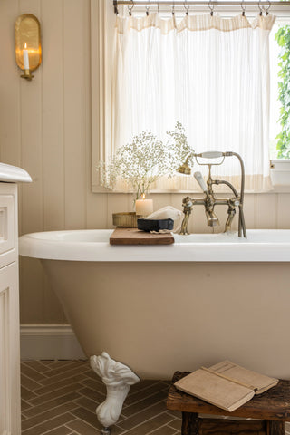 Recycled Teak Wood Bath Bar