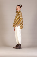 MAMA B AW26 DINA MAGLIA/JUMPER GRIGIO STRIPE