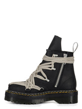 DR. MARTENS X RICK OWENS FW25 1460 QUAD SOLE MEGALACE® BOOT IN OILY NUBUCK COW LEATHER