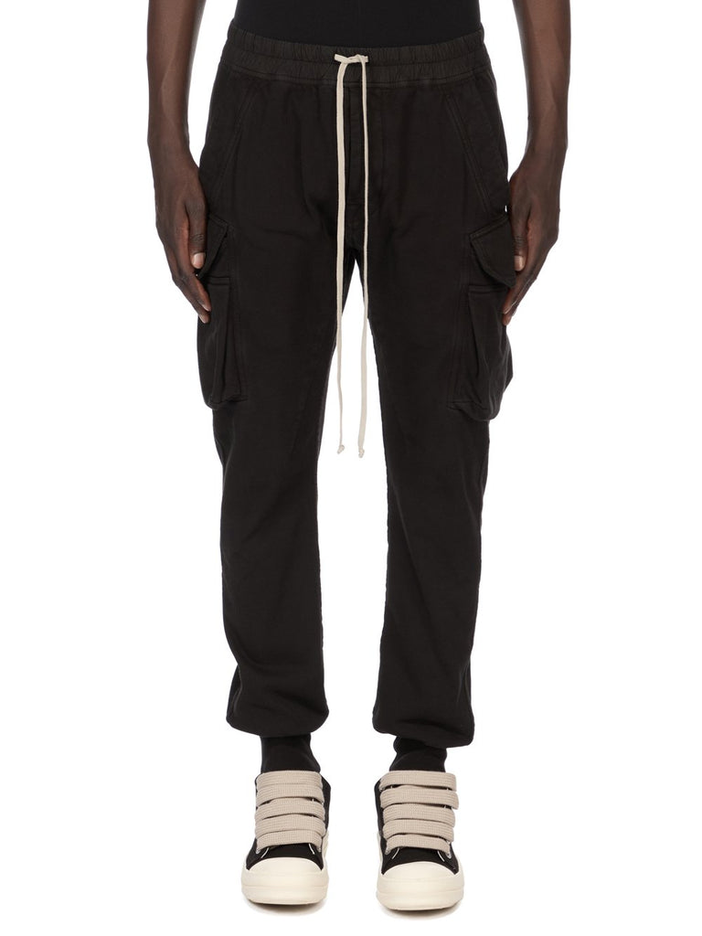 DRKSHDW by Rick Owens SS26 TEMPLE MASTODON CUT IN DEEP BLACK STRETCH DENIM