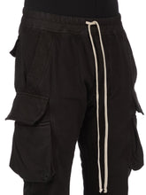 DRKSHDW by Rick Owens SS26 TEMPLE MASTODON CUT IN DEEP BLACK STRETCH DENIM