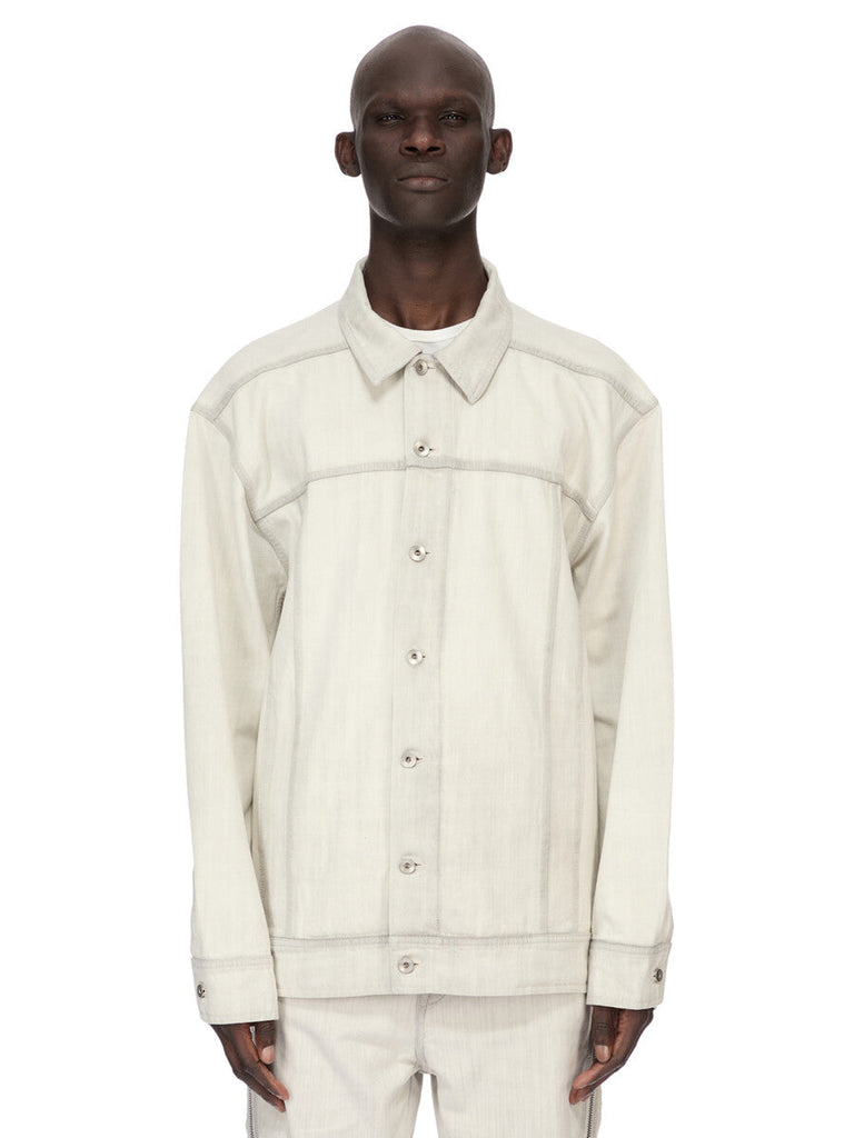 DRKSHDW by Rick Owens SS26 Denim Jumbo Mens Worker Coat