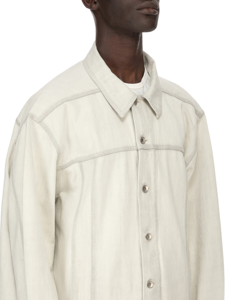 DRKSHDW by Rick Owens SS26 Denim Jumbo Mens Worker Coat