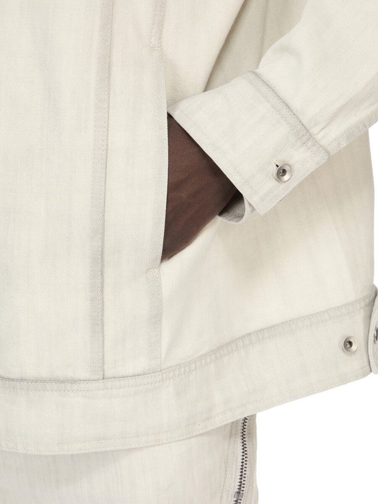 DRKSHDW by Rick Owens SS26 Denim Jumbo Mens Worker Coat