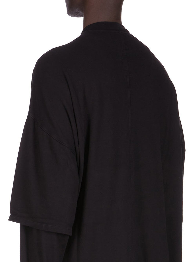 DRKSHDW by Rick Owens SS26 TEMPLE TOMMY HUSTLER SWEAT BLACK