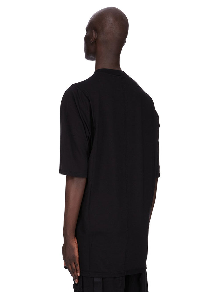 DRKSHDW by Rick Owens SS26 JUMBO SS T IN BLACK KNIT T-SHIRT