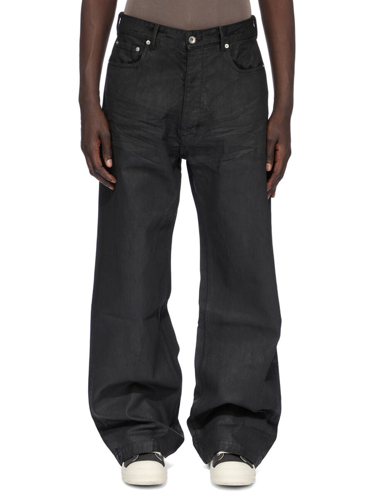 DRKSHDW by Rick Owens AW26 PANTALONI IN DENIM - GETH JEANS - BLACK WAX