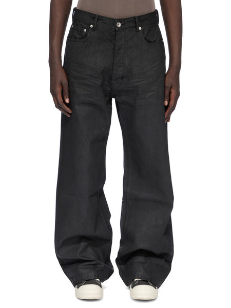 DRKSHDW by Rick Owens AW26 PANTALONI IN DENIM - GETH JEANS - BLACK WAX