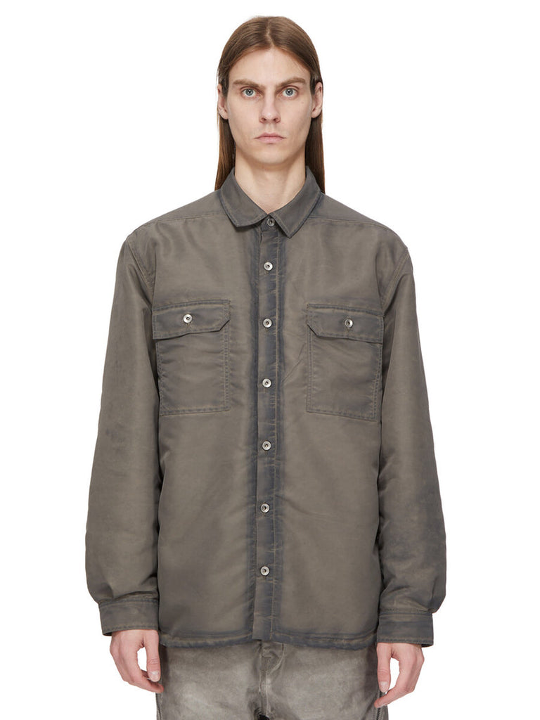 DRKSHDW by Rick Owens AW26 GIACCA IN DENIM - JUMBO WORKER - DARK DUST