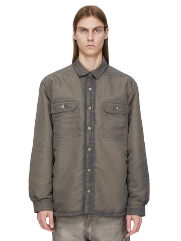 DRKSHDW by Rick Owens AW26 GIACCA IN DENIM - JUMBO WORKER - DARK DUST