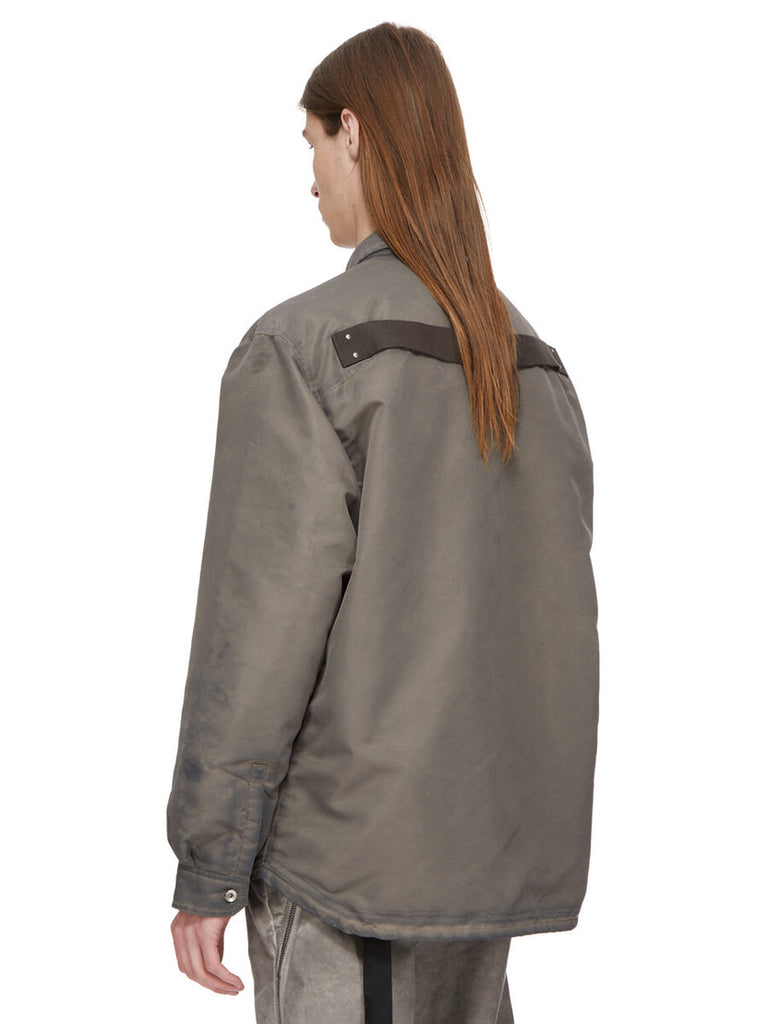 DRKSHDW by Rick Owens AW26 GIACCA IN DENIM - JUMBO WORKER - DARK DUST
