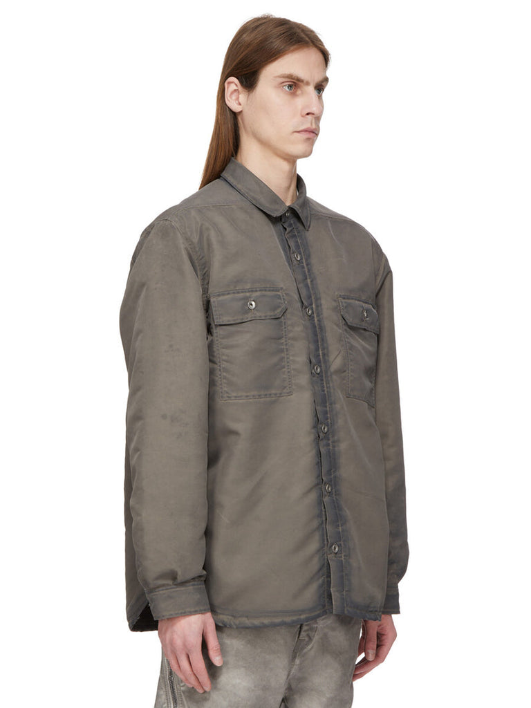 DRKSHDW by Rick Owens AW26 GIACCA IN DENIM - JUMBO WORKER - DARK DUST