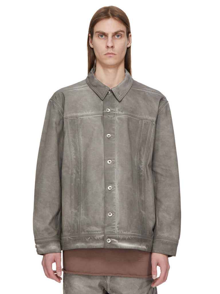 DRKSHDW by Rick Owens AW26 GIACCA IMBOTTITA - JUMBO OUTERSHIRT - DARK DUST