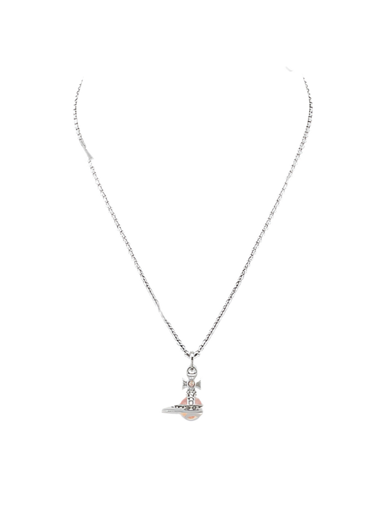 Vivienne Westwood New Tiny Orb Pendant Platinum / Light Peach / Light Gold