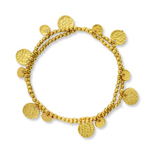 Libra Gold Coin Bracelet