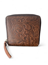 CollardManson Square Wallet- Brown Floral