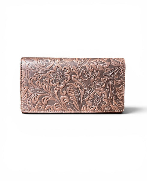 Classic Wallet - Brown floral
