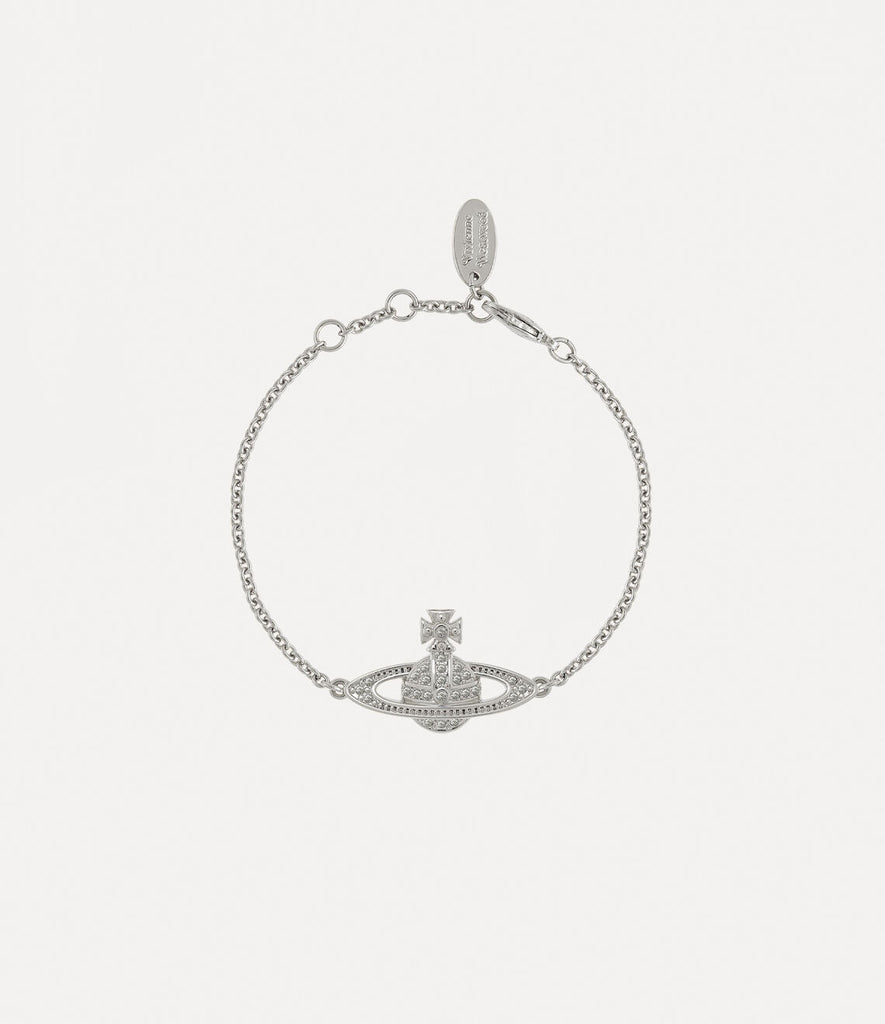Vivienne Westwood Mini Bas Relief Bracelet - Platinum