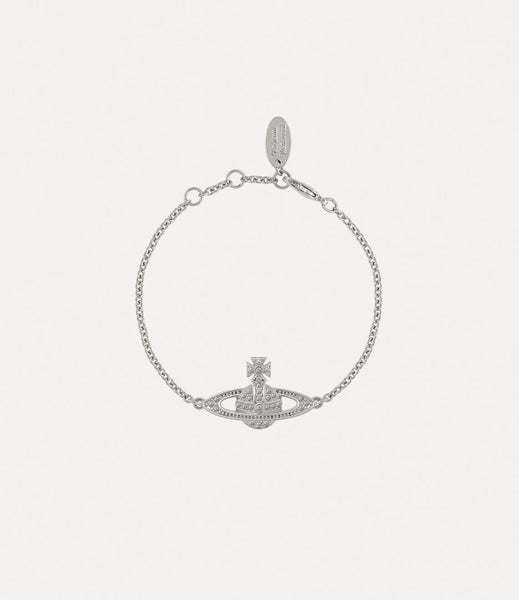 Vivienne Westwood Mini Bas Relief Bracelet - Platinum