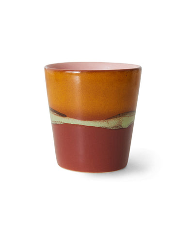 HKliving 70s ceramics: coffee mug, clay