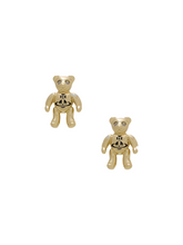 Vivienne Westwood RUBY SMALL EARRINGS - GOLD / BLACK DIAMOND