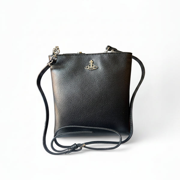 Vivienne Westwood Squire New Square Crossbody silver orb