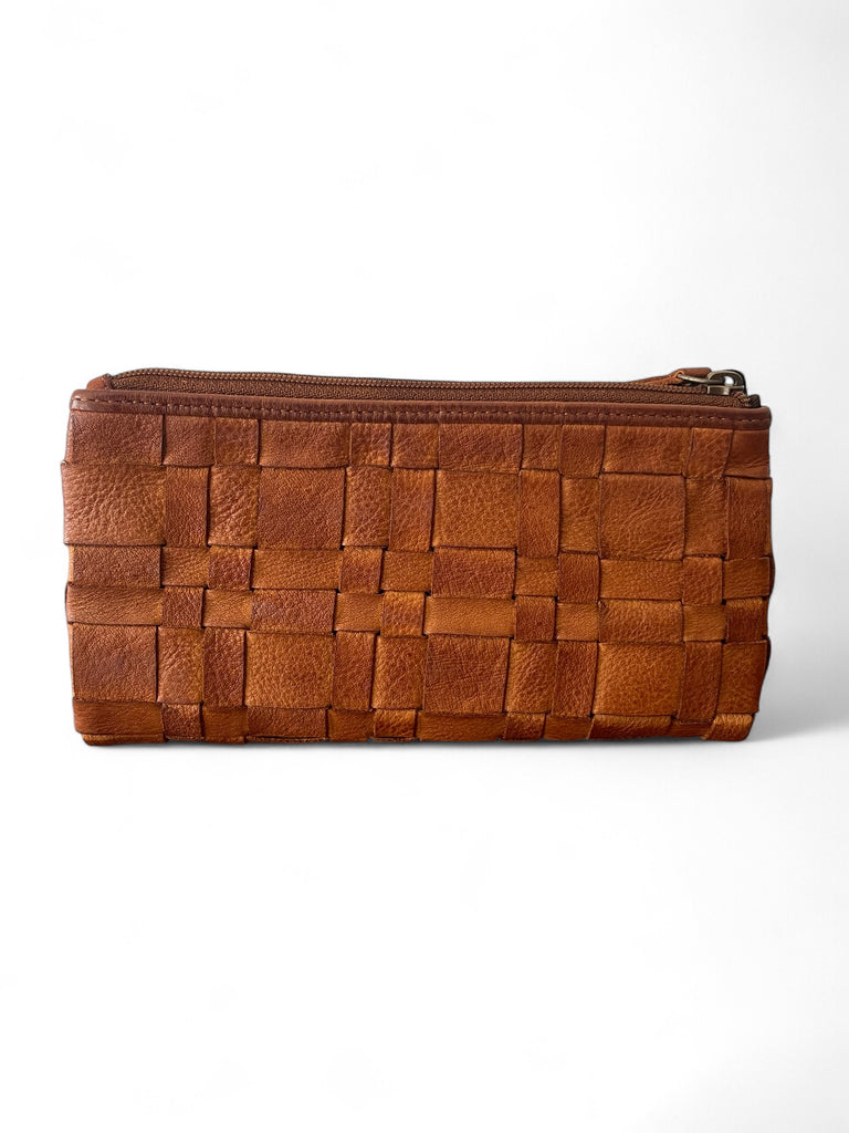 Sienna Bohemian Leather Purse -  Tan