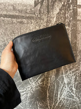 CollardManson Black leather curve Pouch