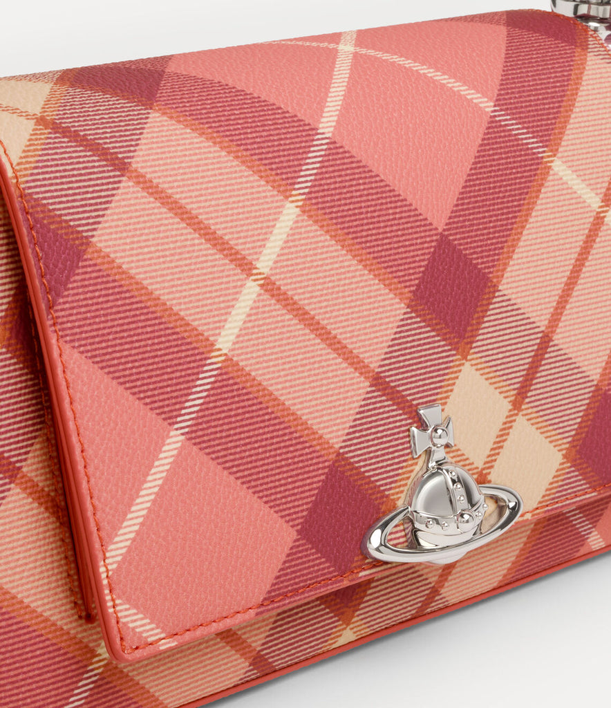 Vivienne Westwood fraser pink Hazel medium handbag