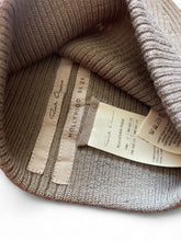 RICK OWENS SS25 HOLLYWOOD WOOL RIBBED BEANIE IN DUST