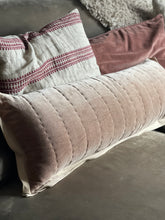 Maitri : Stonewashed Velvet Cushion  - Clay (30x90)