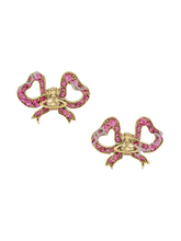 Vivienne Westwood Rigoberta Earrings Gold / Rose Crystal