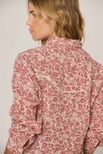 AW26 CAMISA SMOCKED EMBROIDERED SHIRT RED