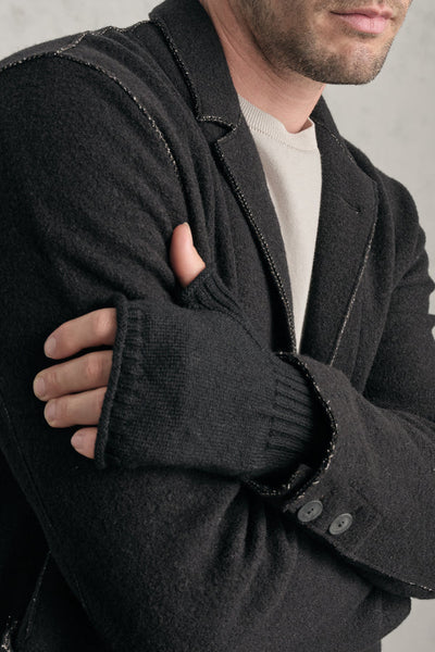 Transit Fingerless gloves in virgin wool