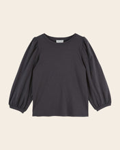 AW26 T-shirt Anthracite grey balloon sleeves