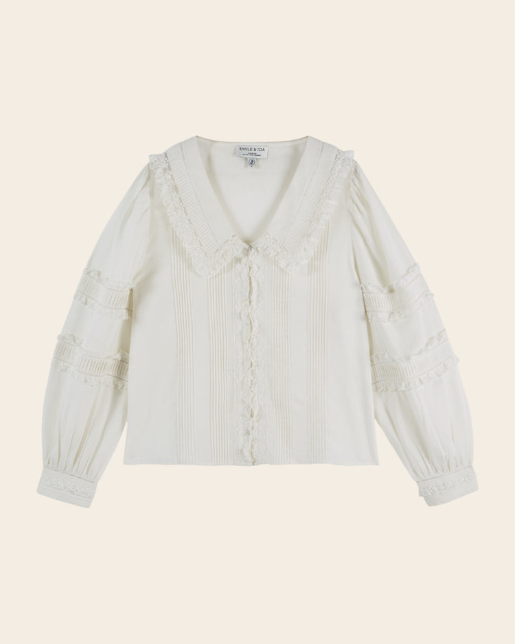 AW26 BLOUSE VINTAGE DENTELLES