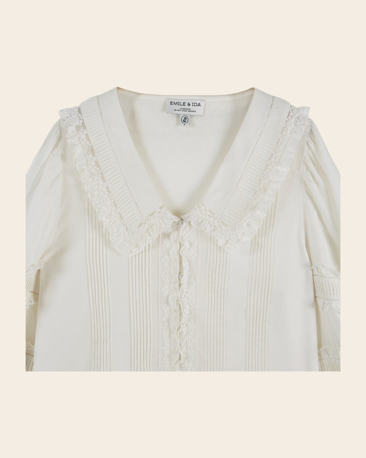 AW26 BLOUSE VINTAGE DENTELLES
