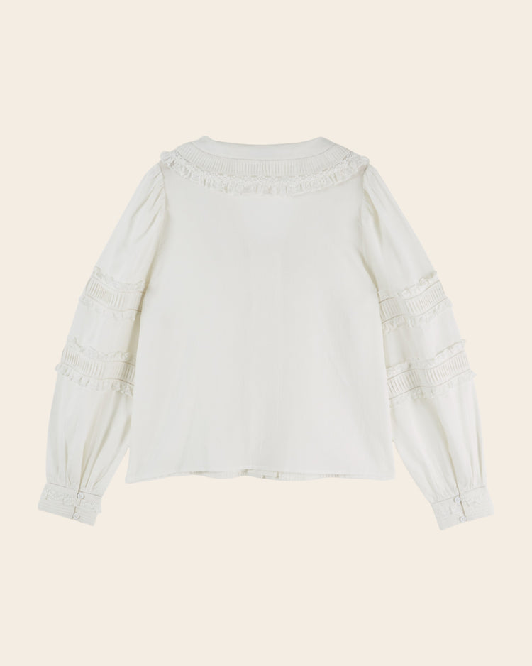 AW26 BLOUSE VINTAGE DENTELLES