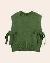 AW26 PULL Beige Sleeveless sweater merino wool blended with Mako cotton