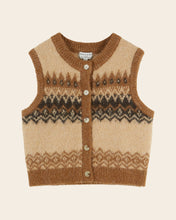 AW26 PULL BEIGE CARAMEL Cardigan