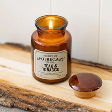 Paddywax Apothecary Candle - Teak & Tabacco