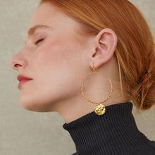 Dominique Large Gold Hoop Earring