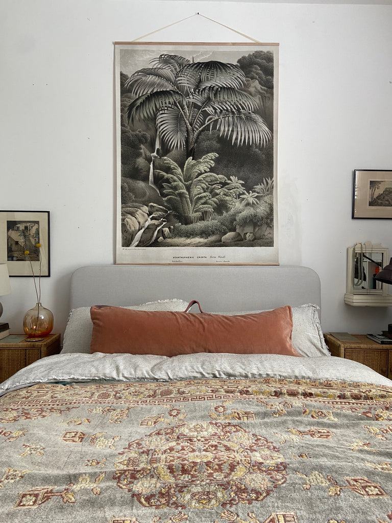Canvas wall hanging - Faded Print Flore des serres  XX Large