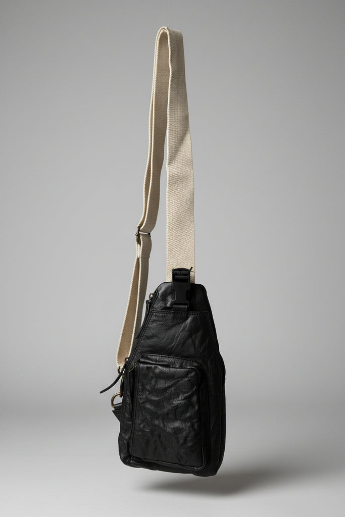 WDTS Crossbody Sling Bag w NATURAL strap