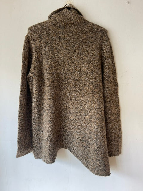 Rundholz AW26 3460701 pullover bronze melange