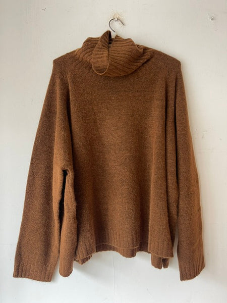 Rundholz AW26 3310702 pullover bronze melange