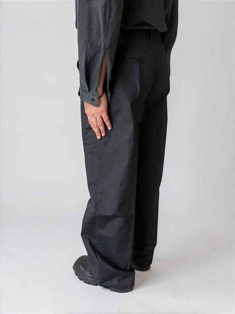 Rick Owens WIDE LEG WOVEN WORK TROUSERS