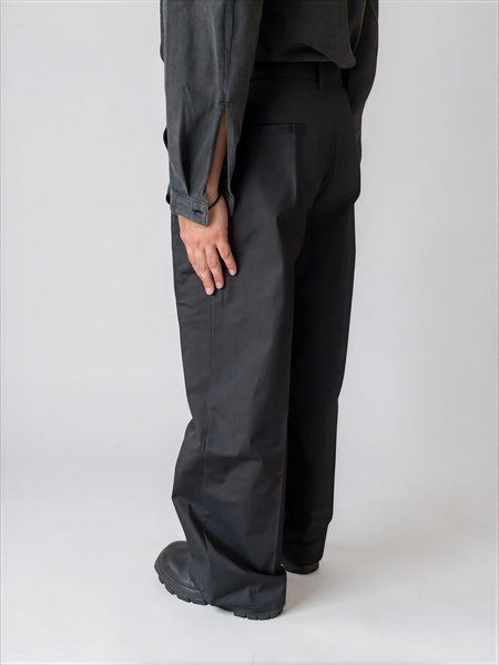 Rick Owens WIDE LEG WOVEN WORK TROUSERS